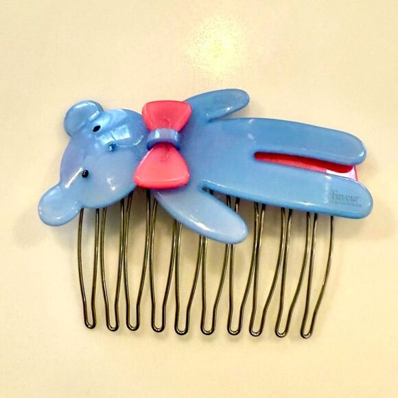 unbrand Accessories - Cute Blue Teddy Bear Comb Hair Clip Hair